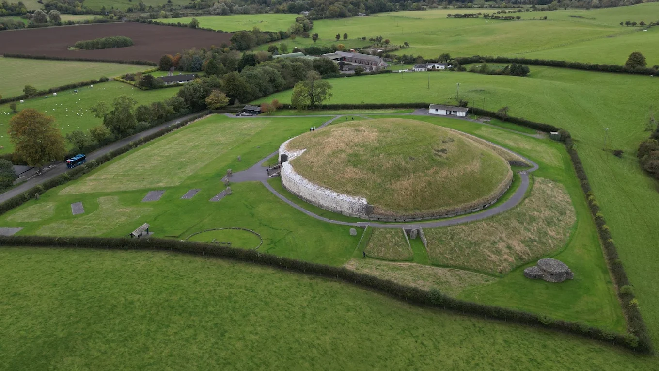 Newgrange aerial view
