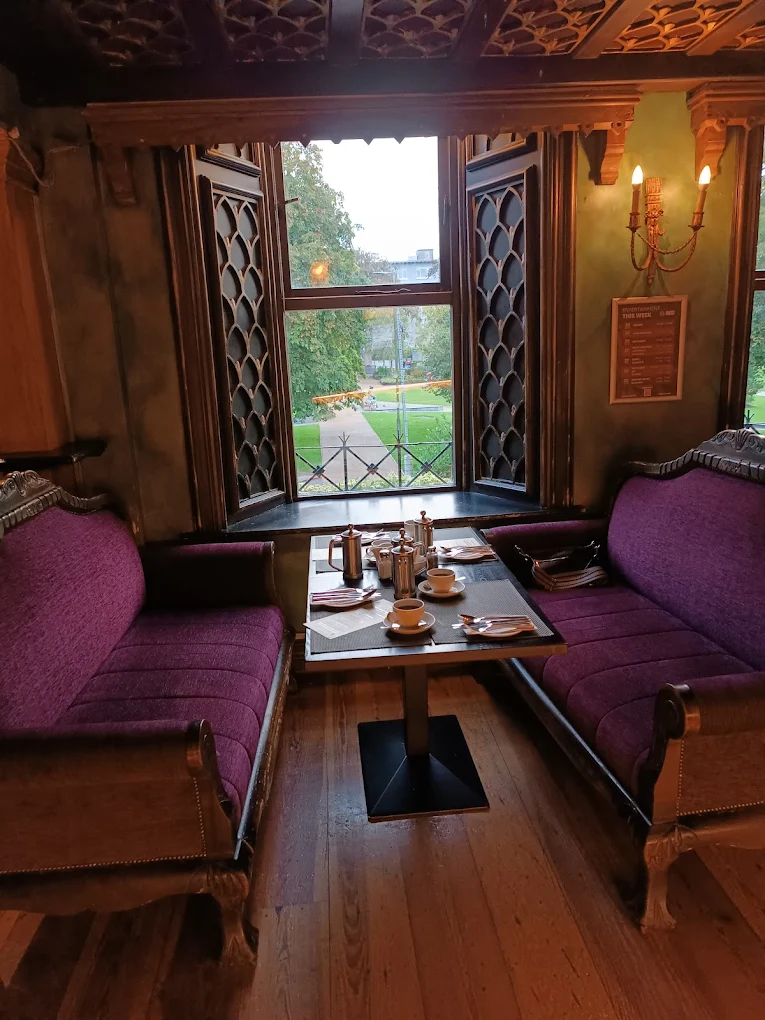 Quiet tea room